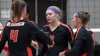 Menahga Volleyball Sweeps Red Lake in Section 8AA First Round [upl. by Mikah]