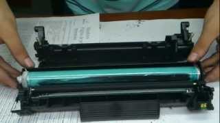 RECARGA TONER HP 85A  83a HP m1212fn hp 1217 hp p1102 hp m1132 hp 1102w hp m225dw hp m201 [upl. by Stichter]