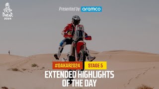 Extended highlights of Stage 5 presented by Aramco  Dakar2024 [upl. by Laforge]