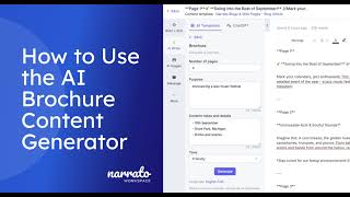 How to Use the AI Brochure Generator [upl. by Stav]