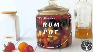 Traditional German Rum Pot  Rumtopf ✪ MyGermanRecipes [upl. by Platto]