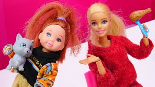 Barbie videoları Barbie ve Evi Yılbaşı için hazırlıkları yapıyor Barbie oyunları [upl. by Haughay915]