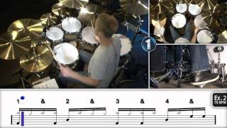 Single Paradiddle Rudiment Applications  Drum Lesson DRUMEO [upl. by Rocray]