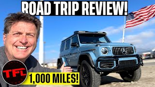 Here’s What It’s Like To Roadtrip the 350K MercedesAMG G 63 4x4 Squared 1000 Miles [upl. by Alyled]