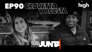 LaJunta  Entrevista a Fran Crovetto y Yas Acosta “ UN JUNTE HISTÓRICO” [upl. by Adnalra935]