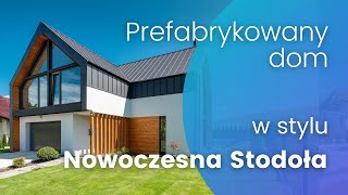 Dom Prefabrykowany w Stylu Nowoczesnej Stodoły  Ecologiq by Ekoinbud [upl. by Ainezey]