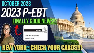 NEW PEBT UPDATE OCTOBER 2023 NEW YORK Check your Cards Pending Deposits amp Summer PEBT [upl. by Hamlen]