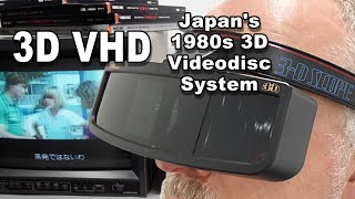 Japans 1980s 3D Videodisc system  3D VHD [upl. by Guyer]