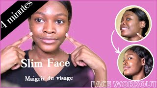 Des exercices faciales efficaces pour affiner votre visage rapidement  perdre des joues [upl. by Nedyaj]