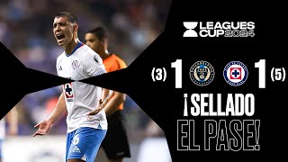 PHILADELPHIA UNION 11 CRUZ AZUL  La MÁQUINA lo gana en penales y AVANZA 🚂 [upl. by Idnil]