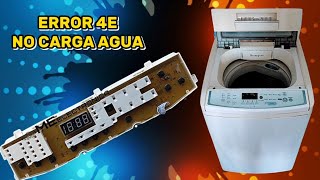 ⚠️Error 4E Lavarropas Samsung No carga agua [upl. by Rudiger]