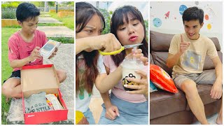 Noob girl and Hacker girl 👧🏻😱🤣 Funny shorts SNS vs SH tiktok [upl. by Av86]