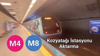 M4 ve M8 Kozyatagi İstasyonu Aktarma Nasıl Yapılır 3 [upl. by Eenhat671]