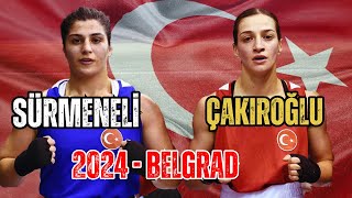 Busenaz Sürmeneli ve Buse Naz Çakıroğlu Belgradda Tarih Yazdı  2024 [upl. by Idna]