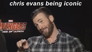 chris evans being iconic [upl. by Honoria]