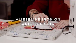 Vilene H250 Light Medium Firm Iron On Fusible Interfacing Interlining White [upl. by Anilehcim]