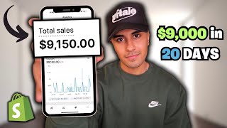 How I Made 9000 in 20 Days Dropshipping With NO MONEY [upl. by Strickman]