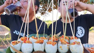 OUTDOOR COOKING  TRENDING GRILLED BALUT MUKBANG HD [upl. by Airret]