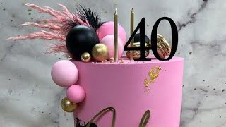 40th beautiful birthday cake ideas40 and fabulous [upl. by Wivinah]