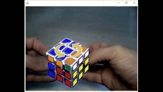 Augmented reality Rubiks cube solving assistant [upl. by Joseph276]