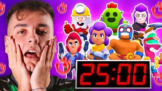 TENGO 25 MINUTOS PARA ELIMINAR A 84 BRAWLERS  A CONTRARRELOJ [upl. by Atinna]