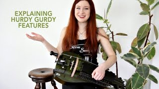 Explaining the Features of my Hurdy Gurdy  PATTY GURDY [upl. by Bellis]