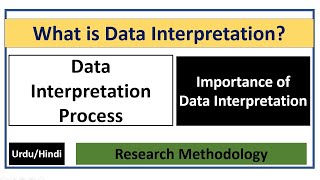 What is Data Interpretation in Research Data Interpretation ProcessData Interpretation Importance [upl. by Westney]