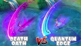 Benedetta Quantum Edge VS Death Oath Skin Comparison [upl. by Weidar256]