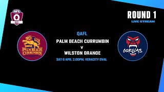 LIVE QAFL ROUND 1  Palm Beach Currumbin v Wilston Grange [upl. by Brott]