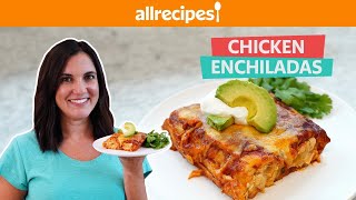 How to Make Easy amp Delicious Chicken Enchiladas  Allrecipes [upl. by Larimore]