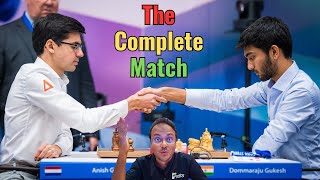 Gukesh vs Anish Giri  A dramatic playoff  Tata Steel Masters 2024  Commentary by Sagar [upl. by Camfort]