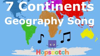 Seven Continents Geography Song [upl. by Swift]