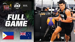 Philippines v New Zealand  Men SemiFinal  Full Game  FIBA 3x3 Asia Cup 2022  3x3 Basketball [upl. by Malkah]