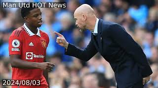 Erik ten Hag confirms when Tyrell Malacia will return to Man Utd action [upl. by Nivrek]