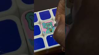 Drawing Bubba Bubbaphant🐘But on a Rubik’s cube🤯With Posca Markers [upl. by Sneve]