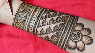 Simple Bridal Mehndi Design Latest 2021  Try this Wedding special mehandi [upl. by Stambaugh913]