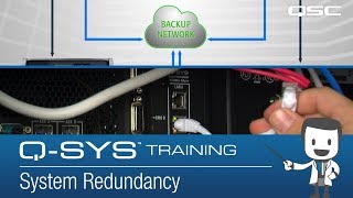 QSYS System Redundancy QSC Innovations [upl. by Einot]