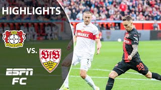 STREAK CONTINUES 🤯 Stuttgart vs Bayer Leverkusen  Bundesliga Highlights  ESPN FC [upl. by Annis]