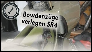 Bowdenzüge verlegen  Simson SR4 Habicht Star Sperber Tutorial [upl. by Mcnally]