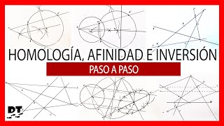 Repaso TODO EN UNO 👍🏼 homología afinidad inversión 👍🏼 Dibujo Técnico [upl. by Yelsek834]