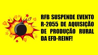 RFB suspende nova versão da EFDREINF e aquisição da produção rural fica no eSocial por hora [upl. by Elrahc]