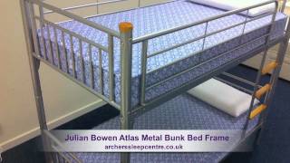 Julian Bowen Atlas Metal Bunk Bed Frame [upl. by Amees]