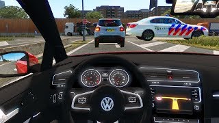 Euro Truck Simulator 2  Volkswagen Golf 7 RLine [upl. by Nilak]