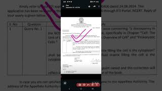 Discrepancy in NCERT Biology Text book class 11th disclosed by RTI act 2005 [upl. by Redd]