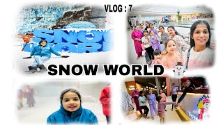 vlog7  snow world ☃️ Seawoods Grand Central Mall  Navi Mumbai  Tinu Choudhari [upl. by Lielos]