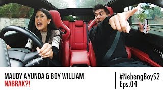 Maudy Ayunda HAMPIR NABRAK Nyupirin Boy William  NebengBoy S2 Eps 4 [upl. by Chilson]