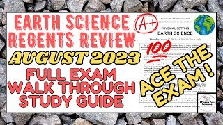 August 2023 Earth Science Regents Exam Review  Comprehensive Study Guide for Exam Success [upl. by Enamrej]