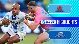 Super Rugby Pacific 2024  Waratahs v Blues  Round 4 Highlights [upl. by Kirenoj538]