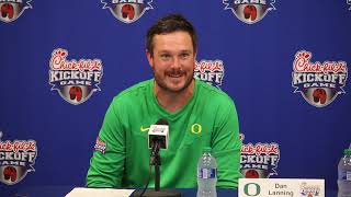 Dan Lanning addresses Oregons 493 loss to Georgia [upl. by Silenay352]