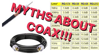 Ham Radio Coax Cable Myths [upl. by Anaili884]